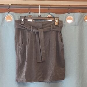 Ann Taylor Charcoal Mini Skirt